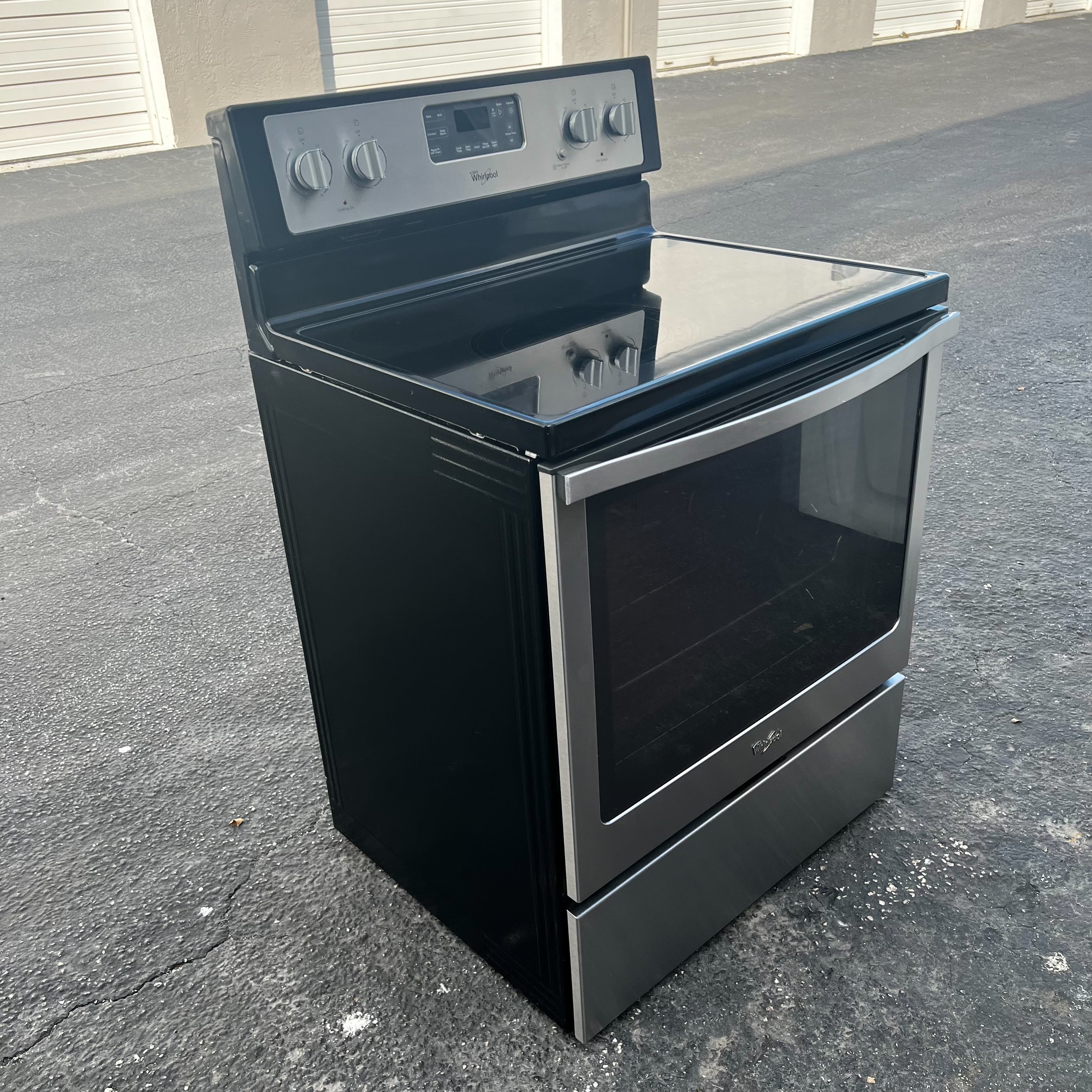 Whirlpool Stainless Steel Electric Stove Whirlpool Stainless Steel Electric Stove